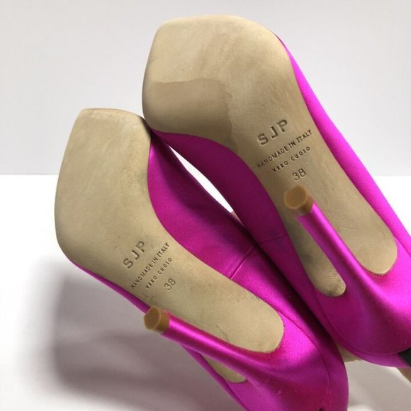 Elegant Fuchsia Stiletto Heels - Picture 5 of 6